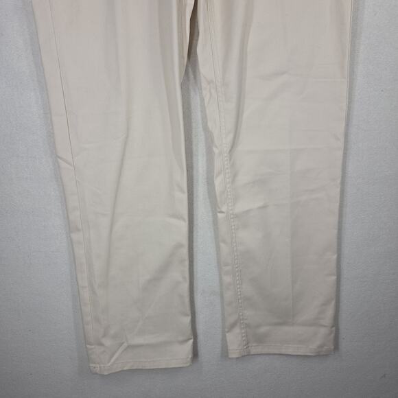 Brixton White Beige Pants Mens 34x32 Relaxed NWT Business Casual Men Workwear - Picture 3 of 16